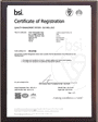 HIWIN Corporation, ISO 9001 certificate from SGS United Kingdom Ltd.
