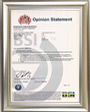 HIWIN Corporation, Greenhouse Gas Emissions ISO 14064-1 certificate from BSI